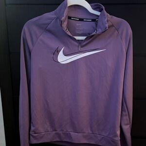 Nike Lavender Quarter-Zip Sweatshirt